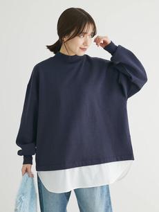裏起毛ドッキングチュニック